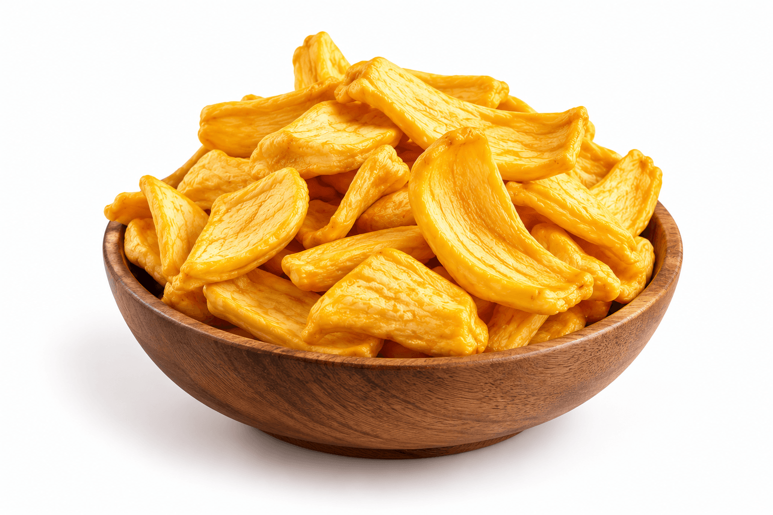 Freshly prepared jackfruit chips